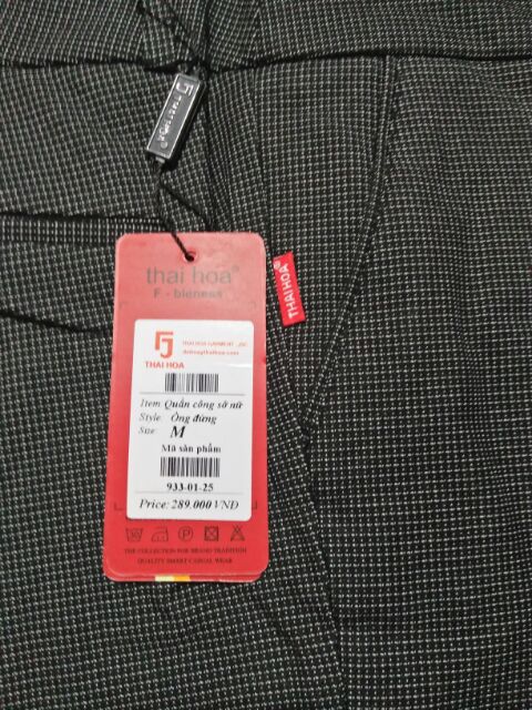 Quần thái hòa caro nhí 933-01