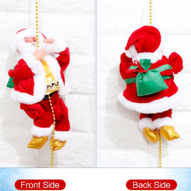 Ông già Noel đang leo trèo phát nhạc vui nhộn cho bé