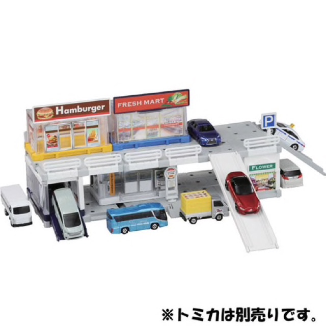 Mô hình thành phố chơi xe tomica: Tomica build city basic set của hãng Tomy Takara