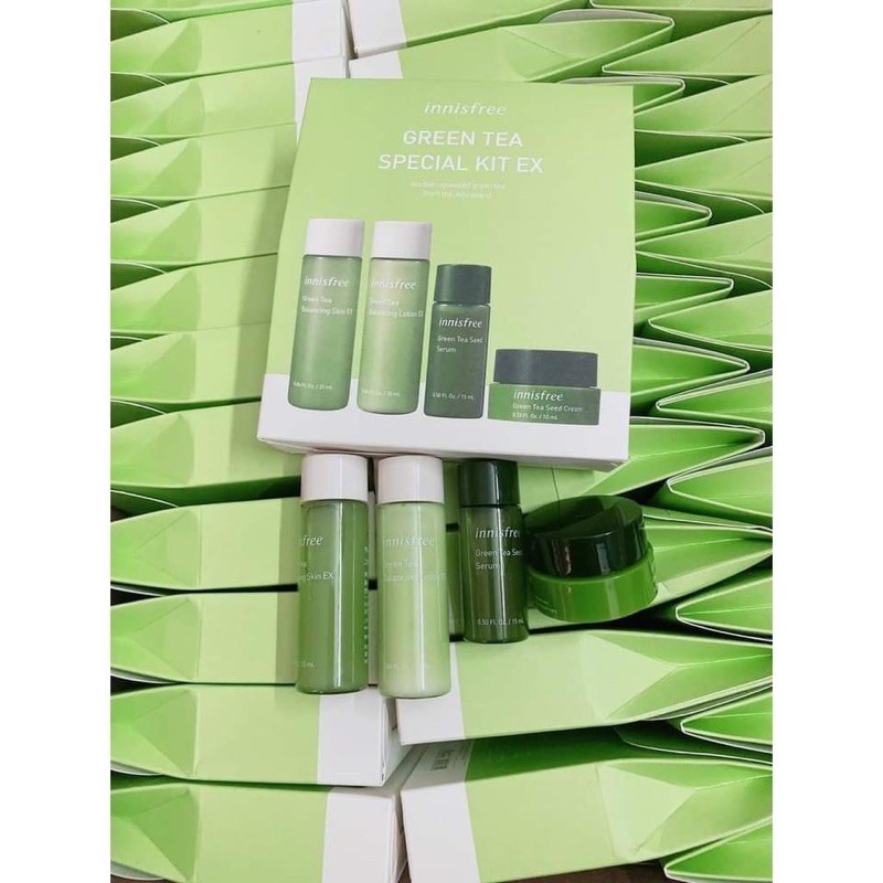 Set mini 4 món INNISFREE trà xanh (mẫu mới)