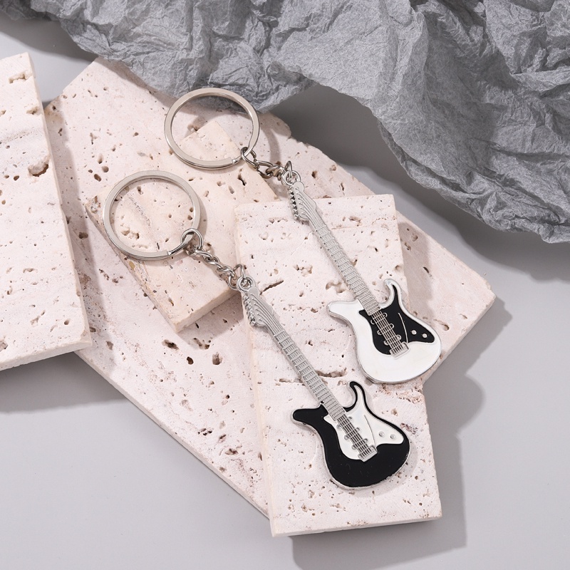 Móc Khóa Hình Cây Đàn Ghi Ta Sáng Tạo