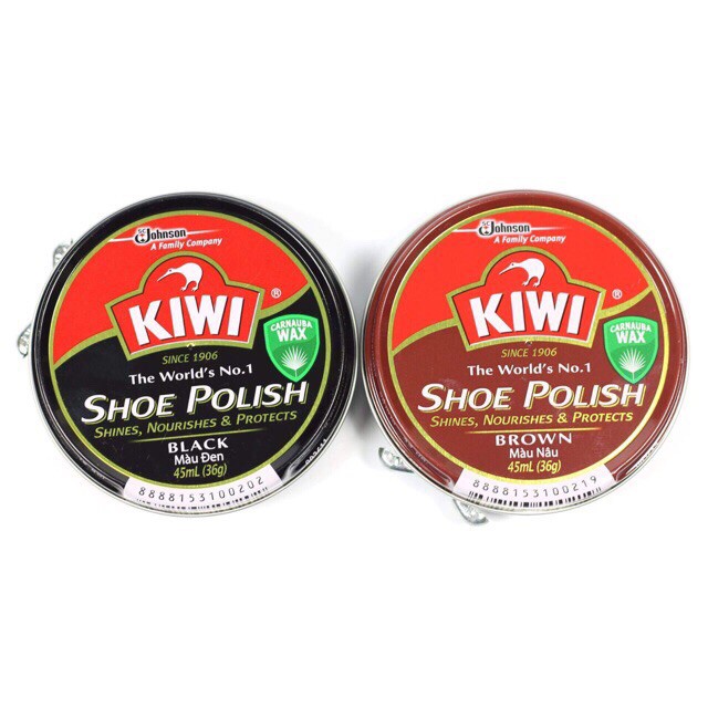 XI ĐÁNH GIÀY KIWI®, xi đánh giày đen - nâu