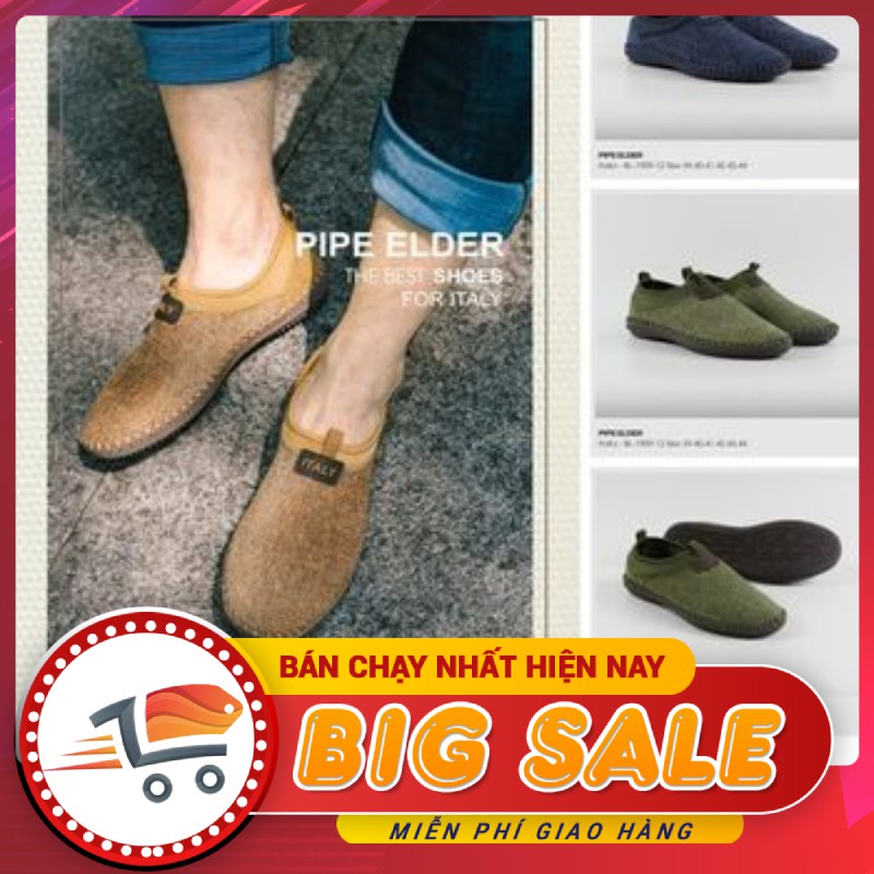 Giày lười nam PIPE cực êm chân,mềm nhẹ, thoáng khí và thấm hút mồ hôi cực tốt [giá ưu đãi]