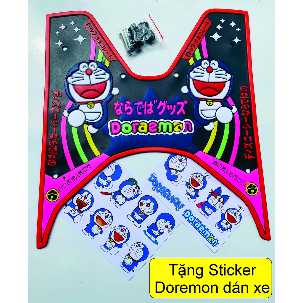 Thảm lót chân Vario(Click) + tặng 1 tờ Sticker dán xe - dán nón - dán đt