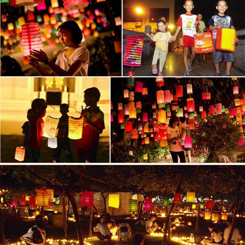 Lồng Đèn Giấy Gấp Gọn Họa Tiết Hoạt Hình Sáng Tạo Trang Trí Tiệc Cưới