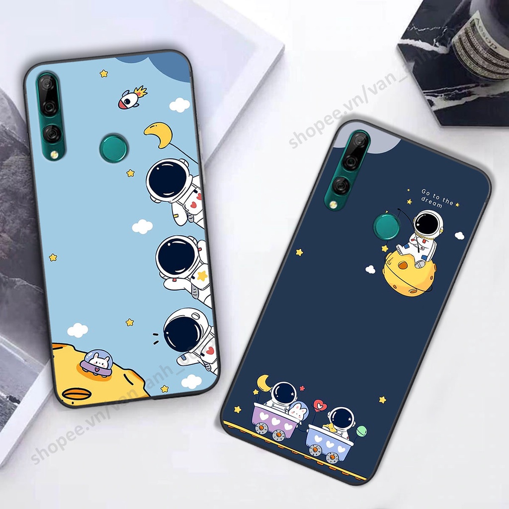 Ốp Huawei Y9 2019 / Y9 Prime 2019 hình bầu trời, phi hành gia đẹp, ốp lưng điện thoại huawei viền dẻo cao cấp