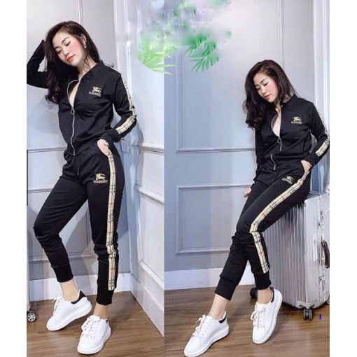 Bộ THỂ THAO NỮ phối BU BE RY_bộ đồ thu đông nữ full màu siêu xinh!