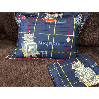 Vỏ gối cotton lót bông
