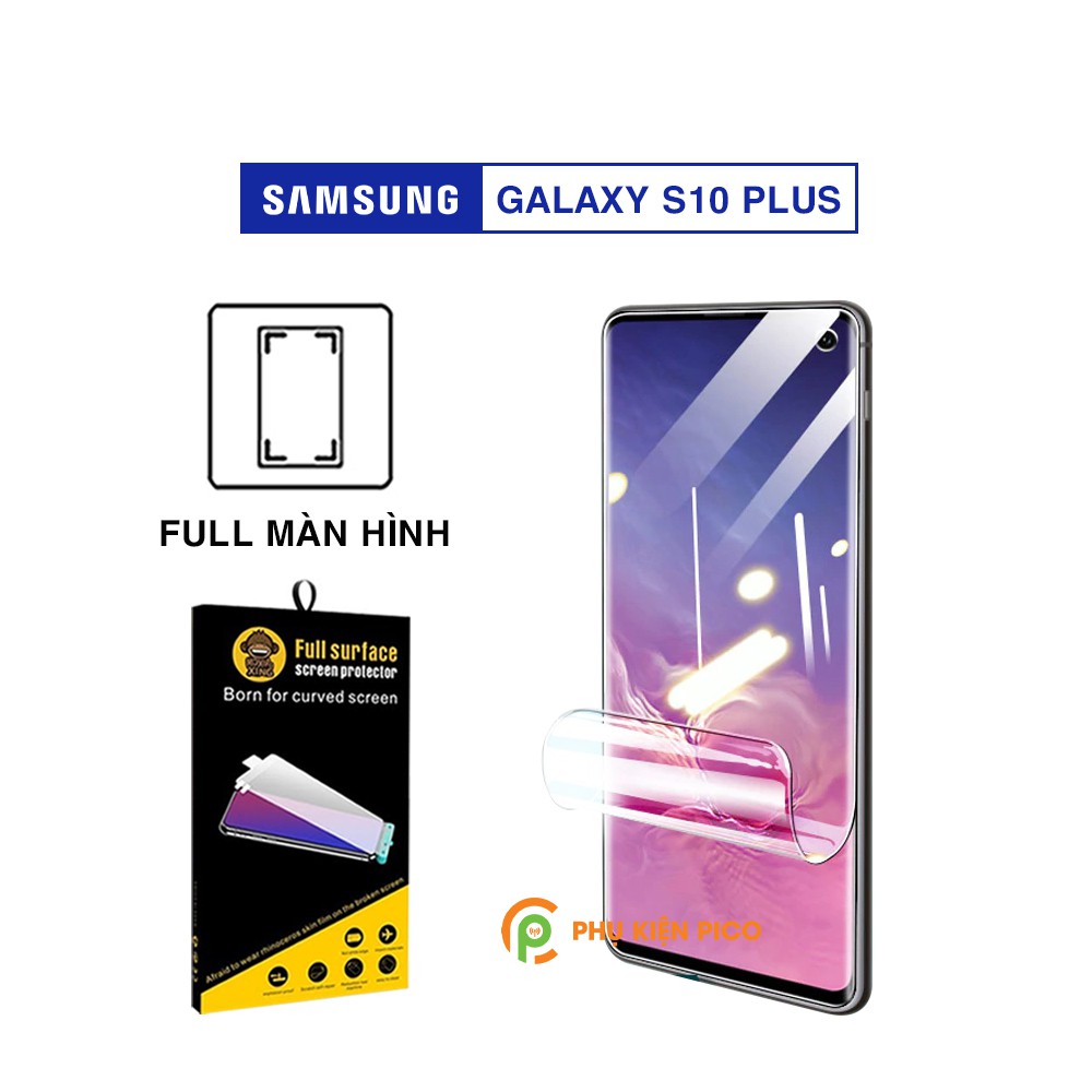 Dán màn hình Samsung S10 Plus full màn trong suốt chính hãng Moxiao Xing - Dán dẻo Samsung Galaxy S10 Plus