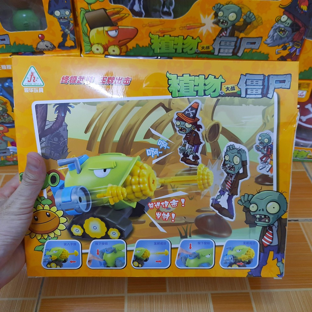 Mô hình máy bắn ngô đồ chơi Plants vs Zombies đồ chơi trẻ em H28005