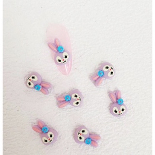 Charm thỏ trang trí nail