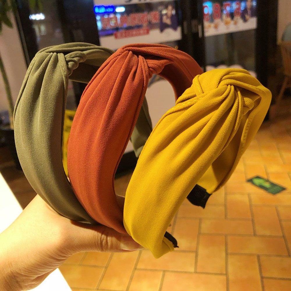 Băng Đô Xoắn Nơ Chéo Thời Trang Dành Cho Nữ