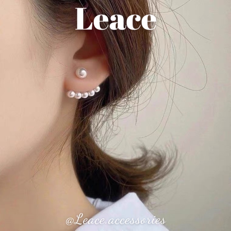 Bông tai khuyên tai hạt trai hình mỏ neo phong cách Hàn Quốc ER042 Leace.accessories
