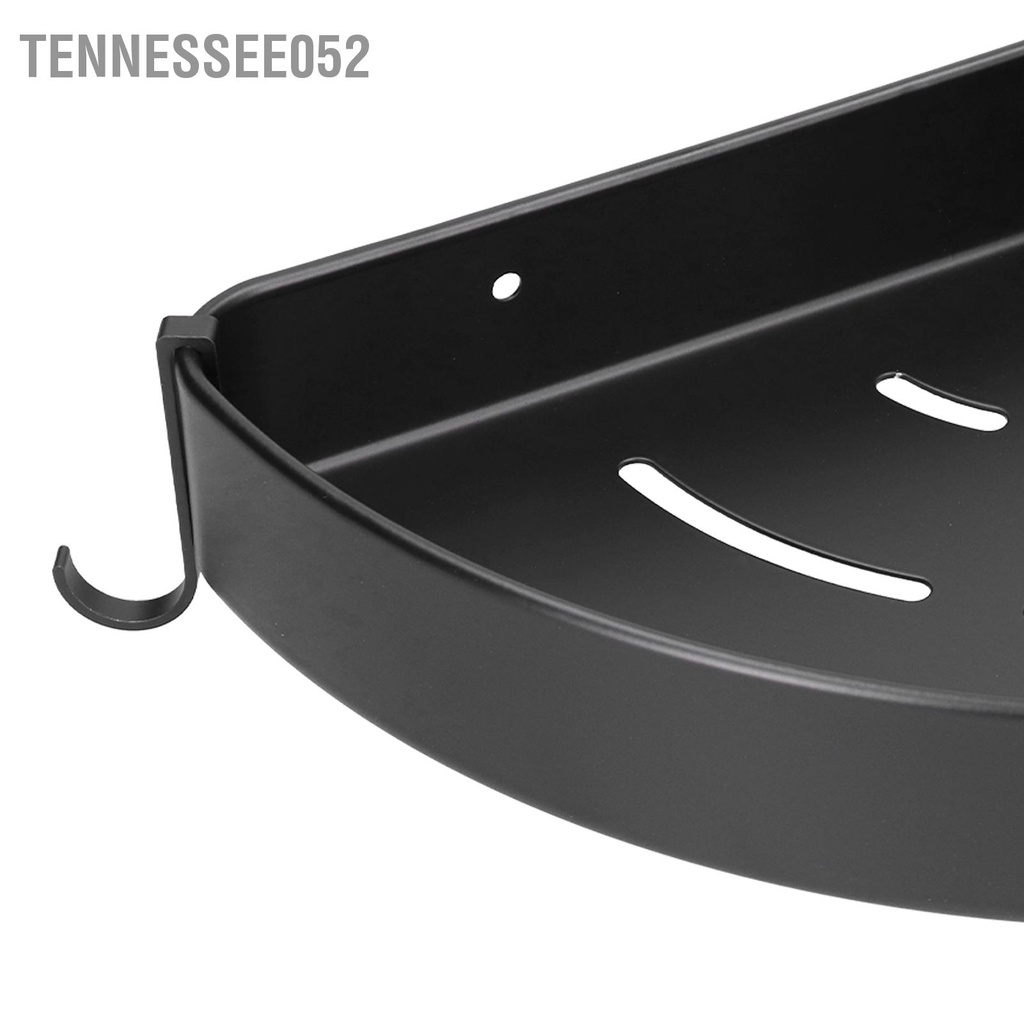 Tennessee052 Kệ vòi hoa sen Treo tường góc hình tam giác lưu trữ Giá đỡ cho Phòng tắm tại nhà màu đen