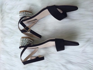 Sandal gót kiểu 5p