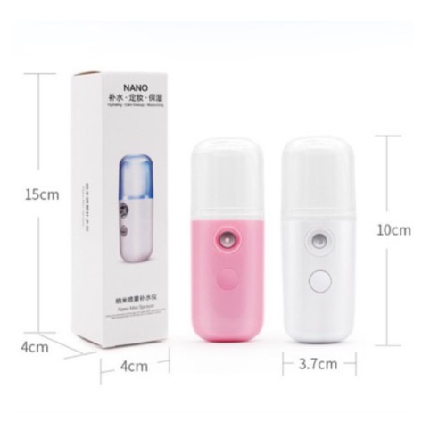 [FreeShip] Máy xông mặt, phun sương, xịt khoáng mini cầm tay Nano