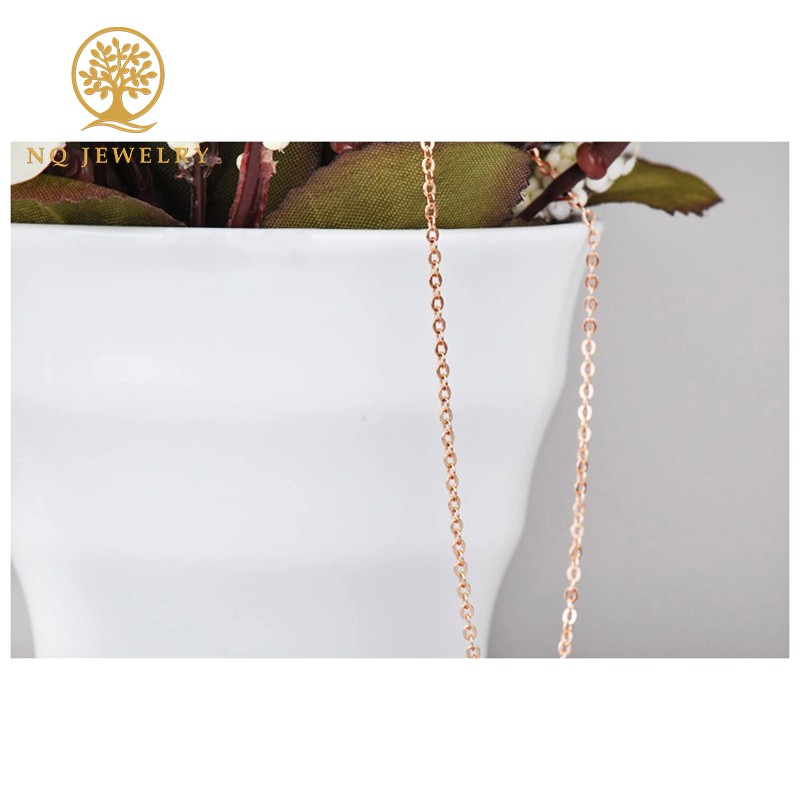 Dây chuyền cổ nữ hợp kim màu vàng - NQ Jewelry
