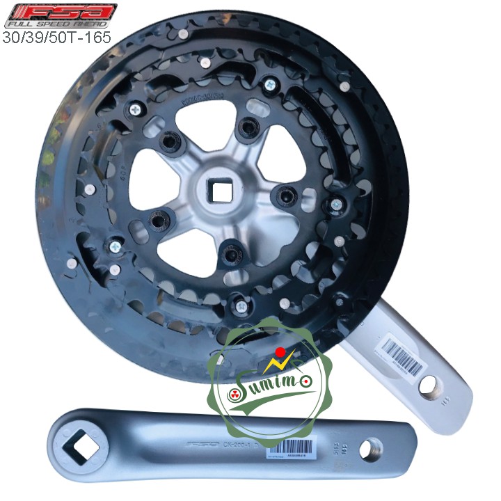 Giò dĩa FSA Tempo CK-200-30/39/50T-170mm cốt vuông