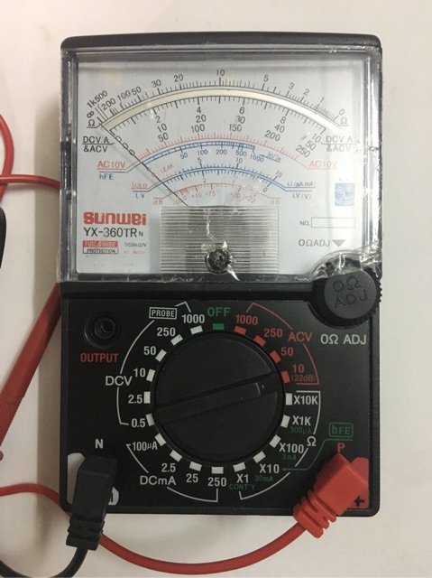 Đồng hồ đo điện vạn năng kim cơ(vôn, ampe, dòng điện)
