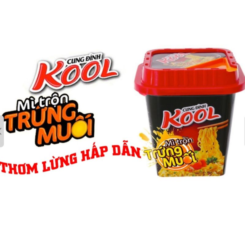 Cung Đình Kool mì trộn trứng muối hộp 90gr