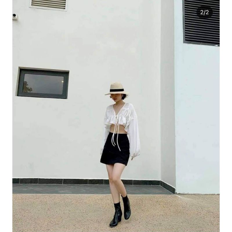Somi Cột Dây Tay Dài Sexy