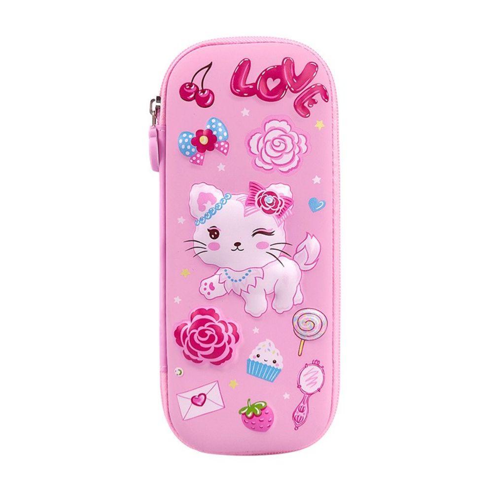Túi Đựng Bút Chống Nước Sức Chứa Lớn In Hình Kỳ Lân Dễ Thương