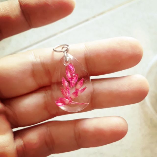 Mặt dây chuyền giọt nước resin