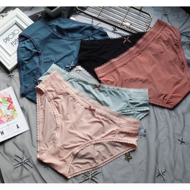 Quần lót thun nơ SIÊU XINH, mặc mát, nhẹ, thoáng khí, chống viêm | BigBuy360 - bigbuy360.vn