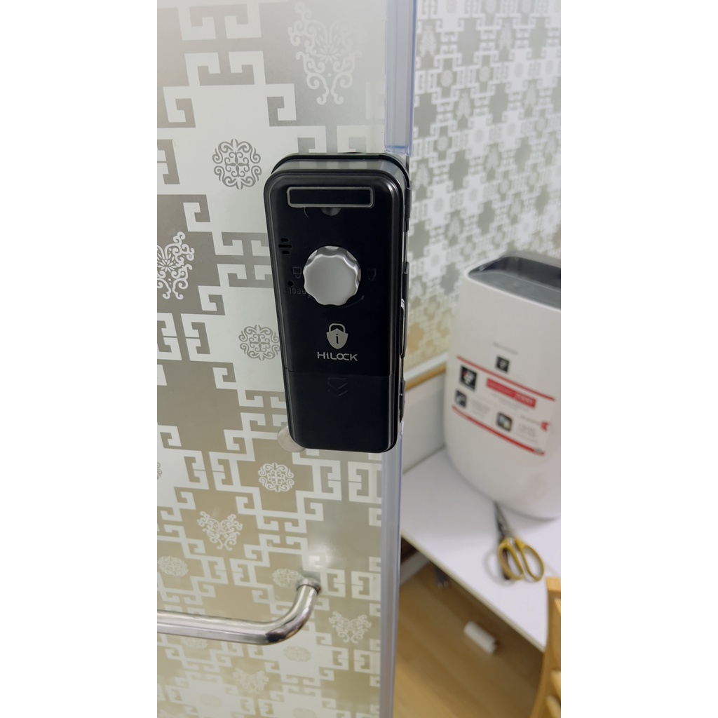 Khóa cửa vân tay kính cường lực CL08 thông minh Ap tuya bluetooth vân tay, mật mã, thẻ từ hilock _Tuya