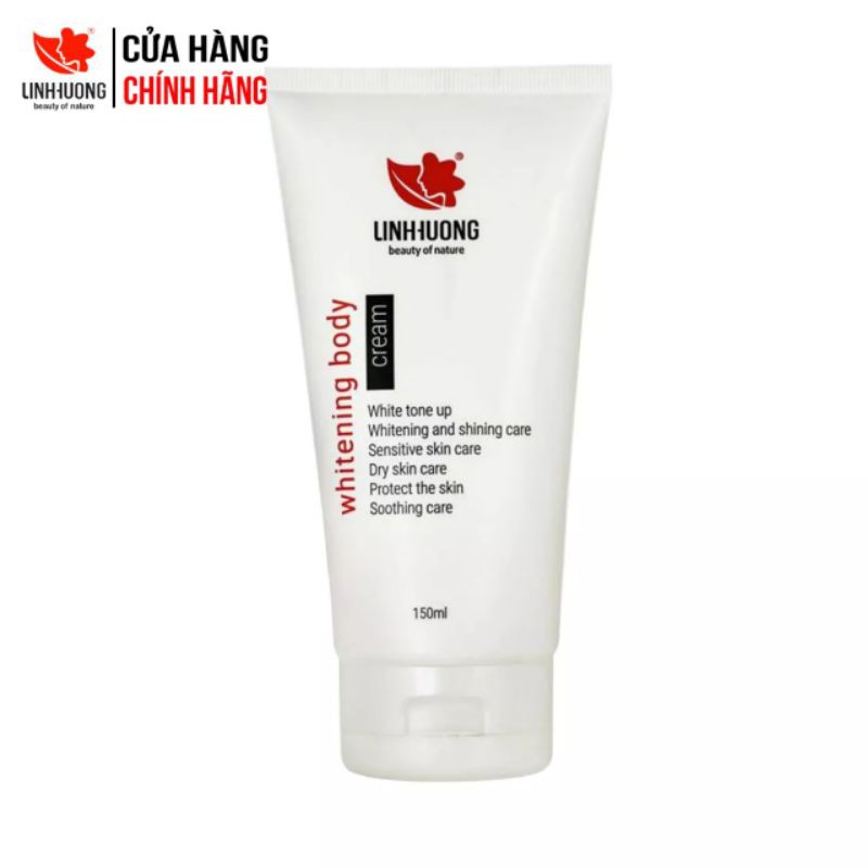 Kem Body Dưỡng Trắng Da An Toàn Hiệu Quả Whitening Body Cream Chính Hãng Linh Hương 150ml