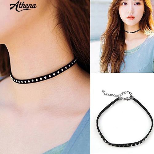 Vòng Cổ Choker Đính Đinh Tán Thời Trang Vintage Cho Nữ