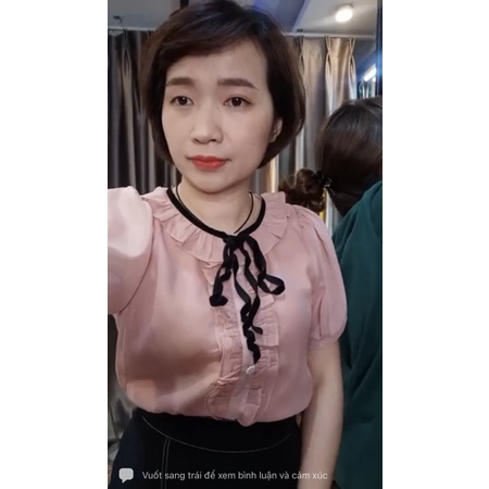 Áo sơ mi qccc voan tơ/ sz M