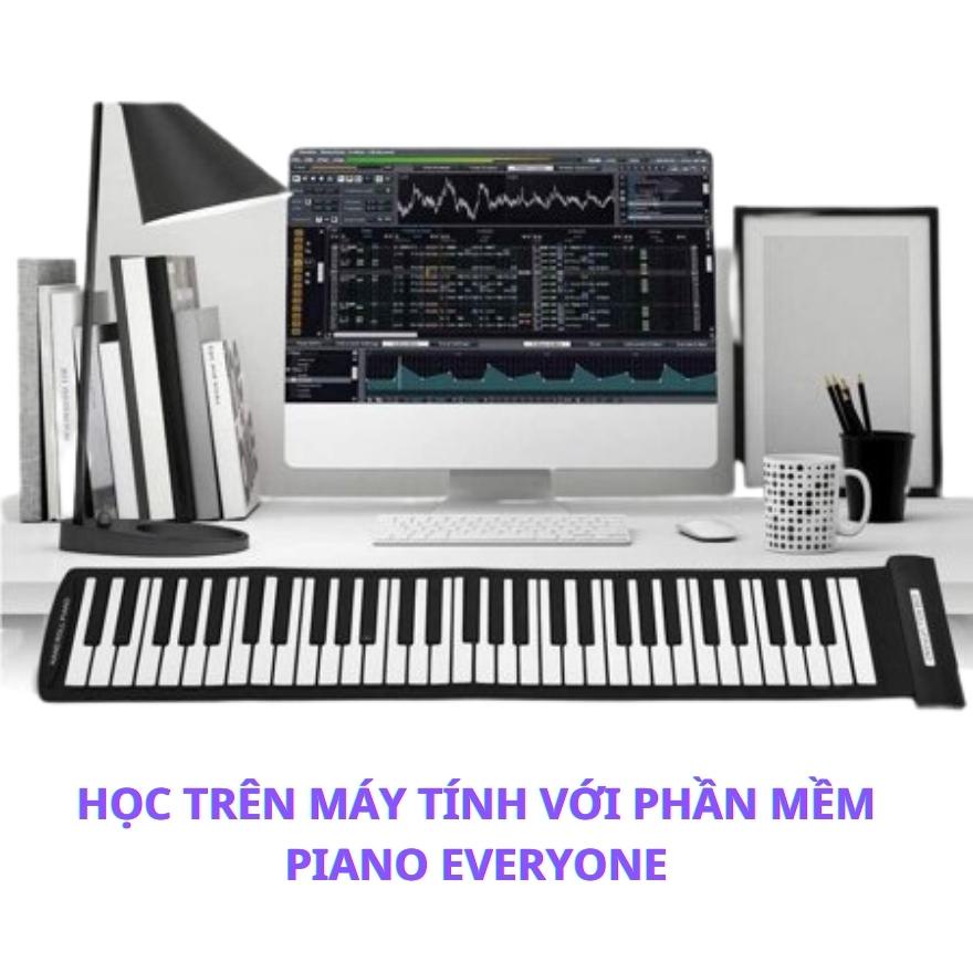 Đàn Piano M30 Nhiều Chức Năng Cuộn Dẻo Tiện Dụng Gấp Gọn Mới Đàn 61 Phím Đánh Thức Đam Mê Âm Nhạc Cho Bé