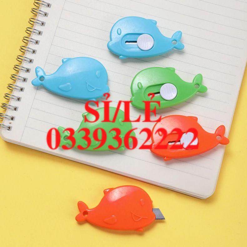 [ HAIANHSHOP ] Dao dọc giấy mini cute hình chú cá heo xinh Duashop &gt;