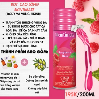 Bọt Cạo Skintimate Signature Scents Raspberry Rain Women