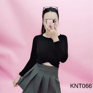 [FREESHIP 99K TOÀN QUỐC] Áo Croptop Nữ Xoắn Eo Tay Dài LTS40