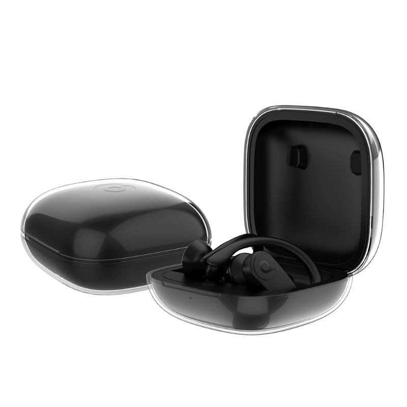 Vỏ Bảo Vệ Hộp Sạc Tai Nghe Bluetooth Powerbe Pro Bằng TPU Trong Suốt