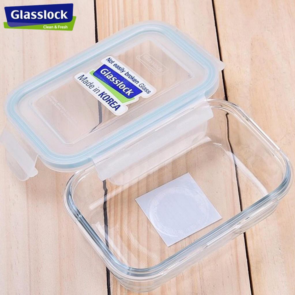 Set 2 hộp cơm văn phòng 400ml, 715ml kèm túi giữ nhiệt Glasslock