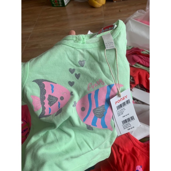 Áo phông xuất xịn poney cho bé gái