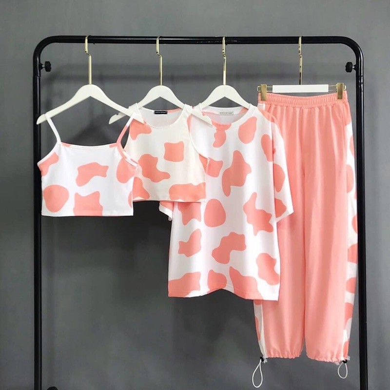 Set Bò Sữa Hottrend Xinh Xắn Ảnh Thật