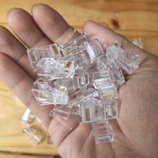 Đầu hạt bấm mạng rj45 COB Cat5e 100 con