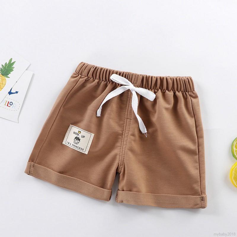 Quần Short Cotton Thể Thao Cho Bé 1-5 Tuổi