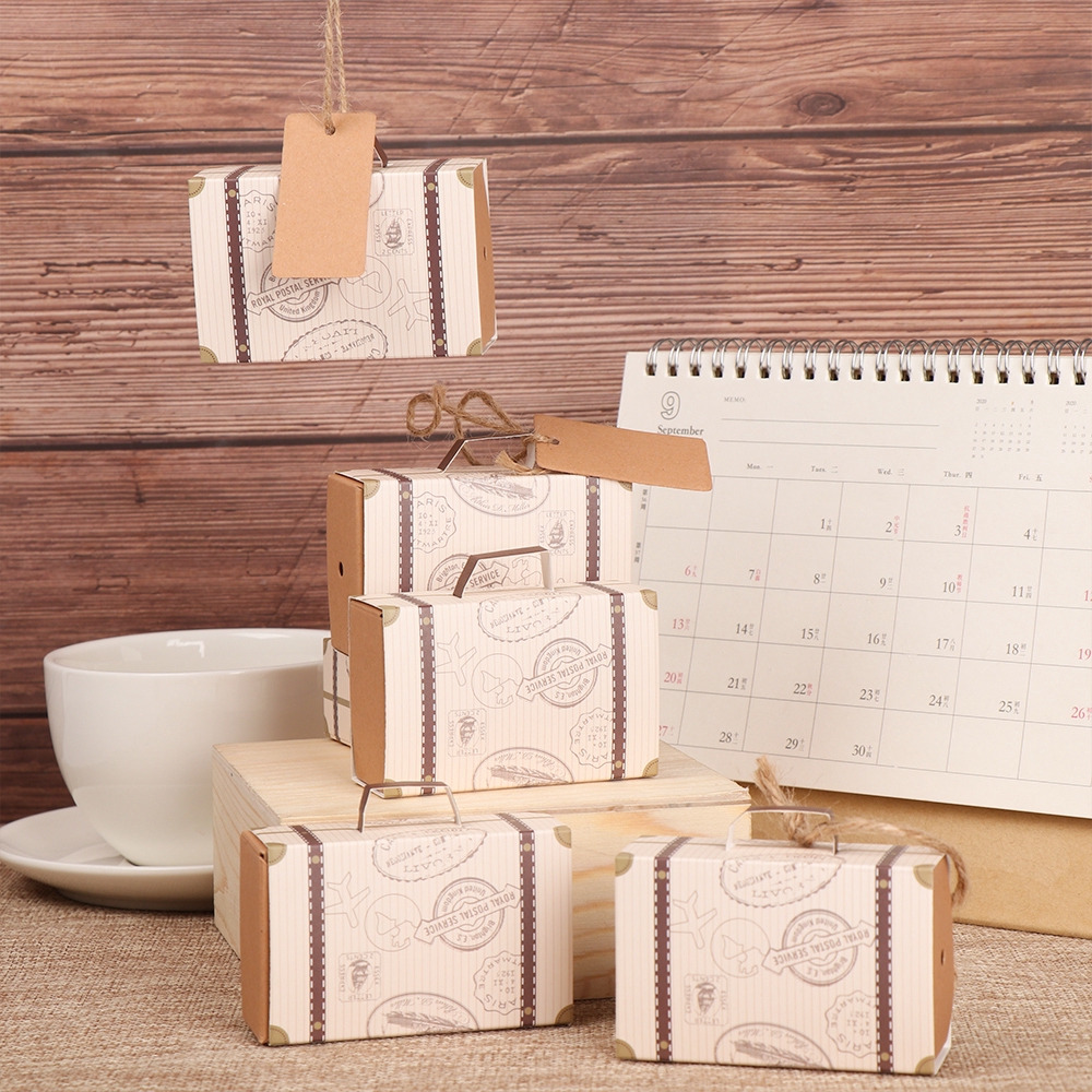 Bộ dụng cụ 10/20 vật dụng làm hộp gói quà xinh xắn cho tiệc sinh nhật KRNY