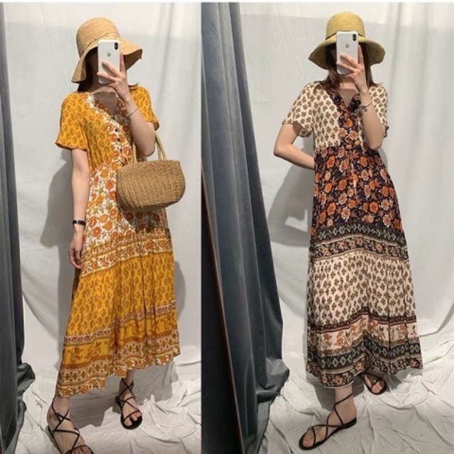 Váy Boho dáng dài