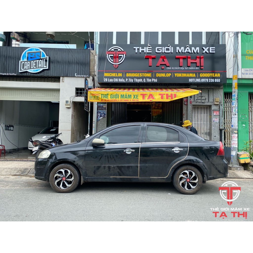 Mâm xe hơi 14 inch độ Deawoo Gentra, Chervolet Aveo giá tốt