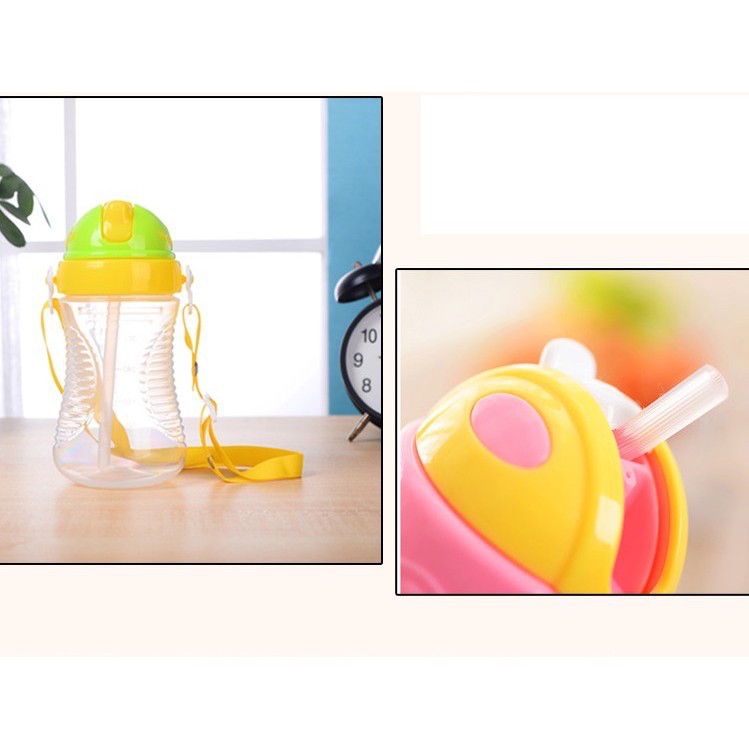 Set đầu hút silicon kèm dây ống hút thay thế cho bình tập uống nước cho bé