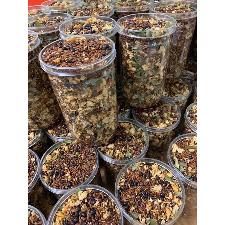 2 HỘP 500GR TRÀ GẠO LỨT XẠ ĐEN ĐẬU ĐEN  - THỨC UỐNG GIẢM CÂN VÓC DÁNG THON GỌN - GIẢM CĂNG THẲNG
