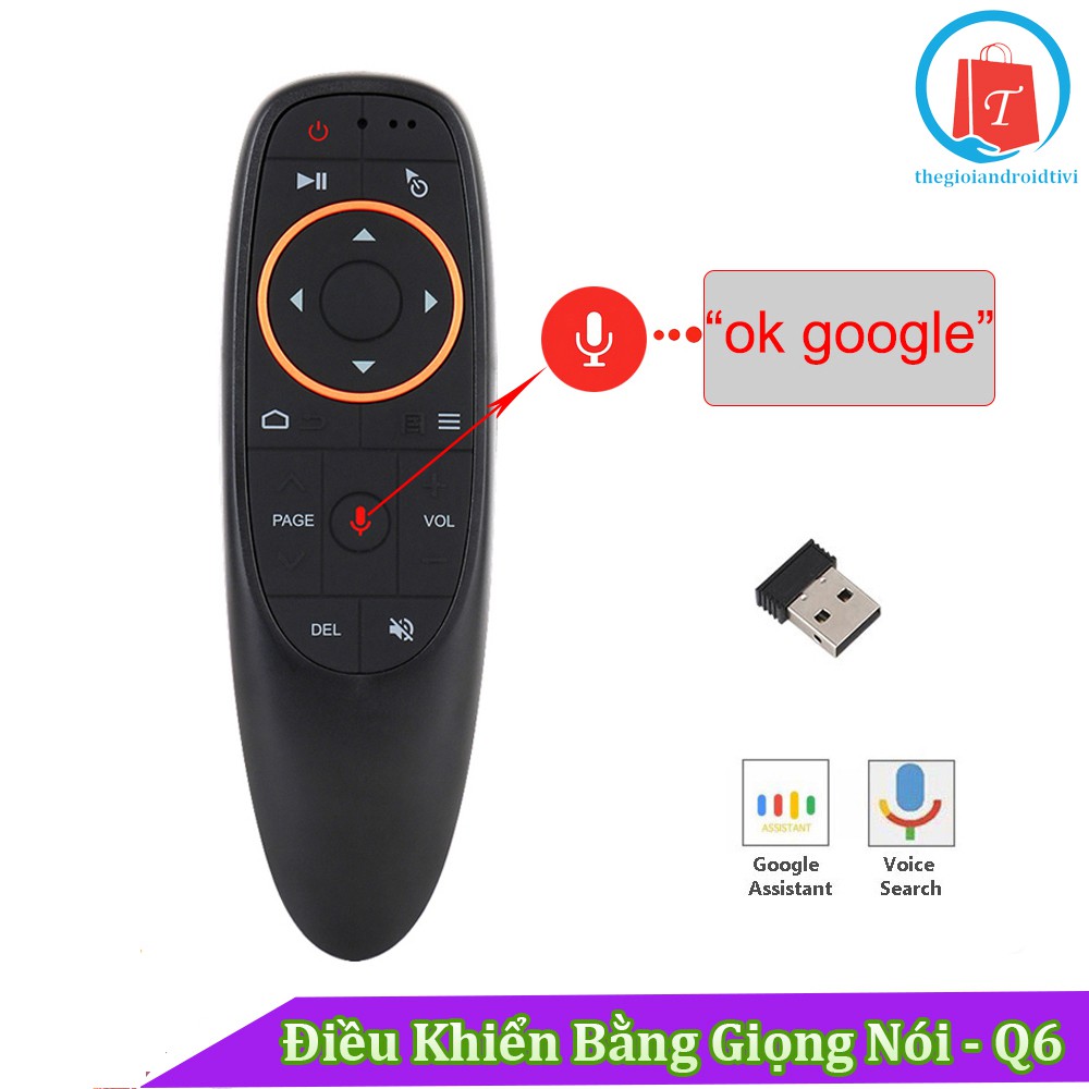 Điều Khiển Tìm Kiếm Giọng Nói G10S- ( Hỗ Trợ Cho Smart Tivi , Android Tivi Box ... )