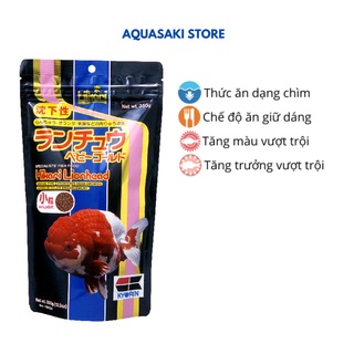 Cám tăng đầu cho cá vàng ranchu HIKARI LIONHEAD 350g