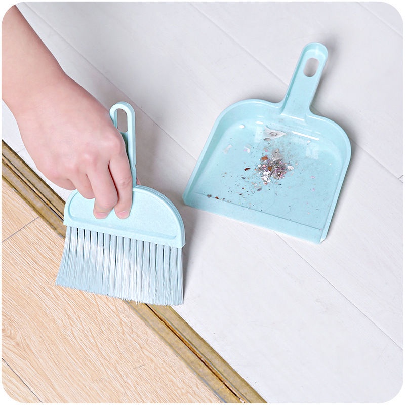 Bộ chổi và xẻng quét bàn phím máy tính- quét bàn thờ - chổi quét bụi kèm ki hốt rác mini